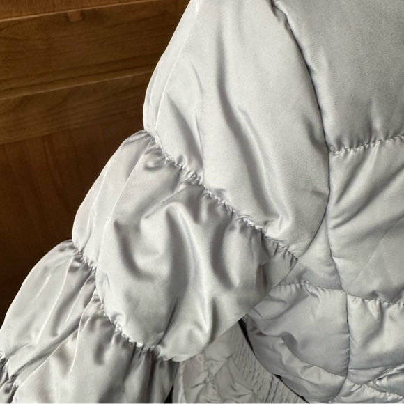 Urban Republic || light gray long puffer jacket - Picture 7 of 9